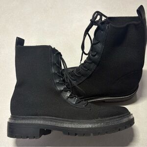 Comfort by Alexis Bendel Elegant Black Combat Boots